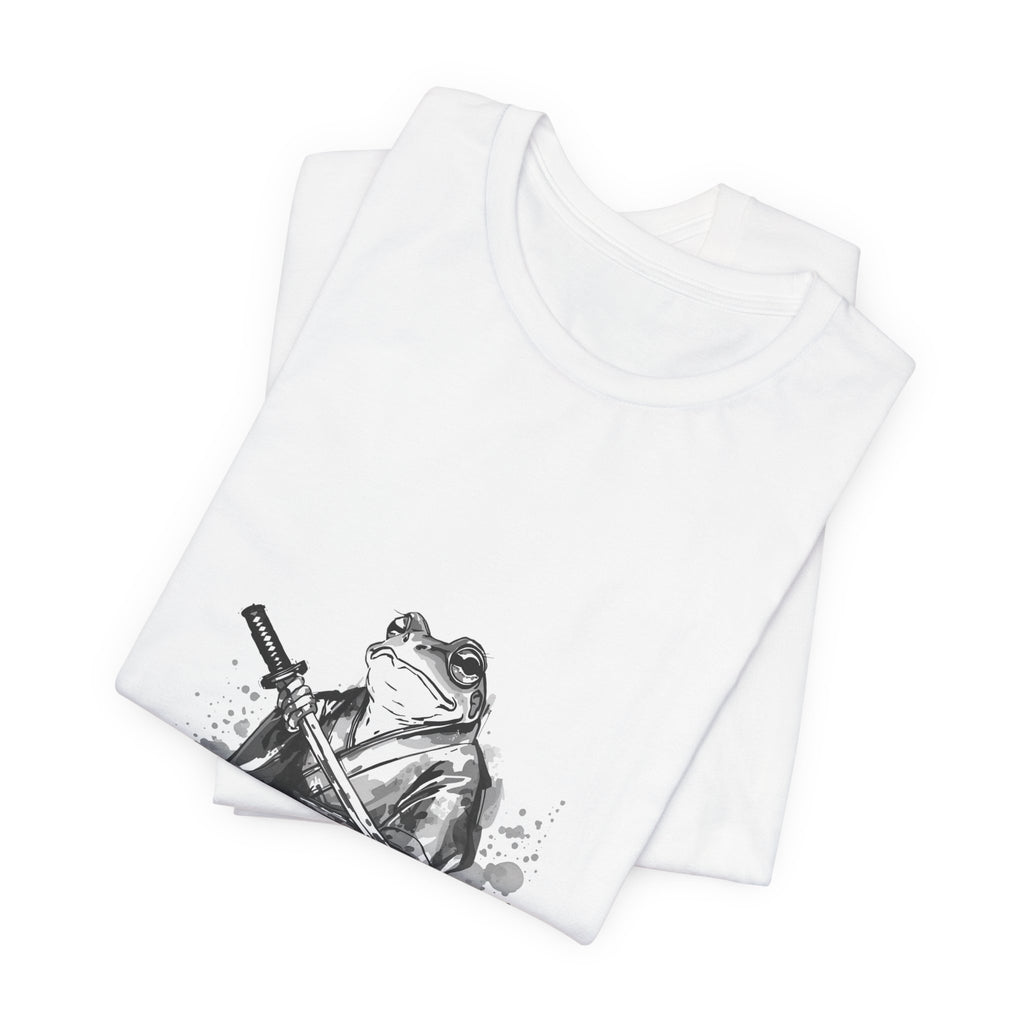 Frog Warrior T‑Shirt — Samurai Toad Graphic Tee