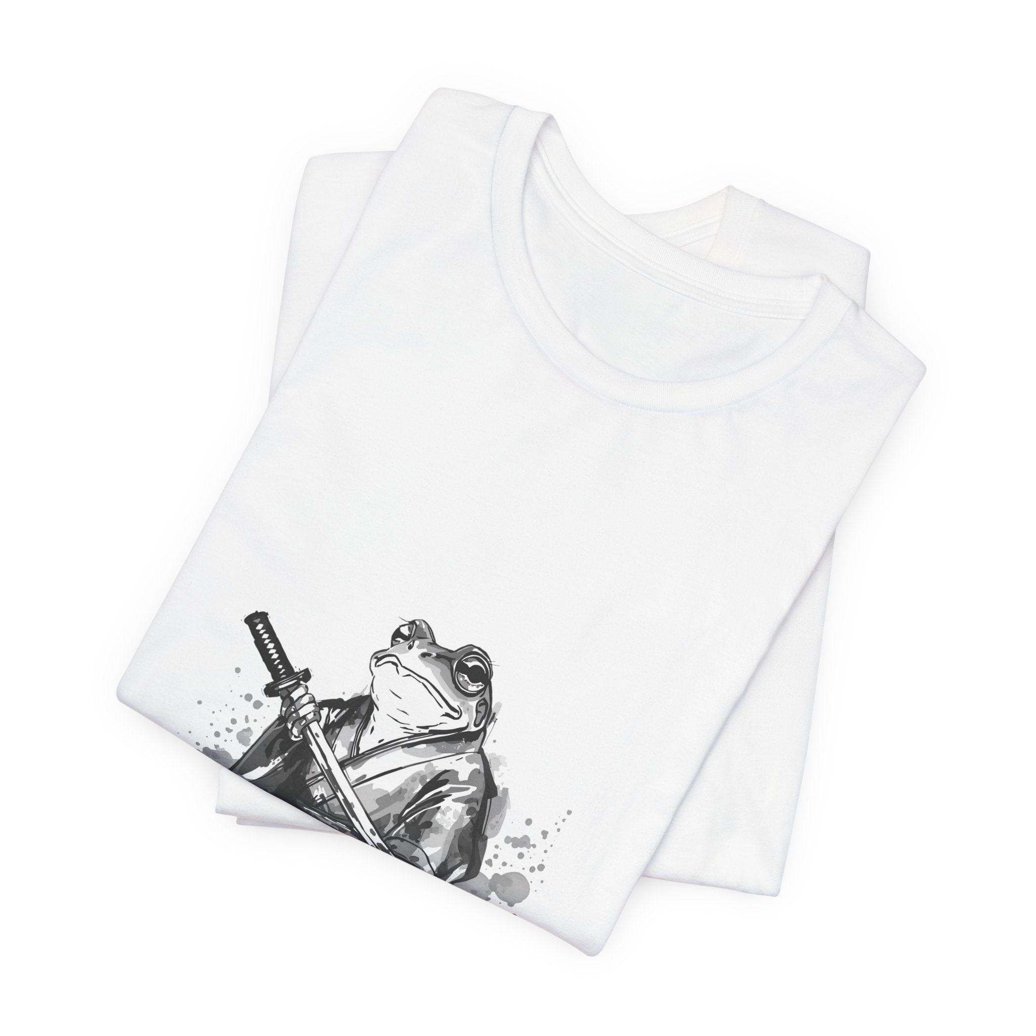 Frog Warrior T‑Shirt — Samurai Toad Graphic Tee