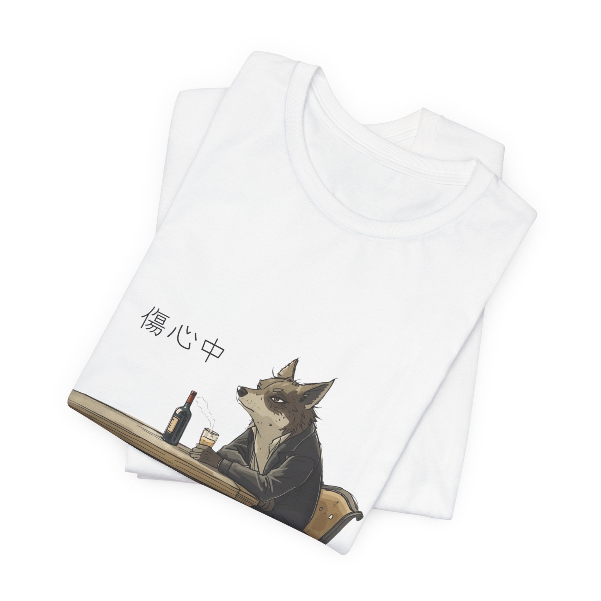 「傷心中」 “Heartbroken”　Unisex Jersey Short Sleeve Tee