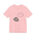 Cute Hippo "Please Note" Graphic Tee — Cute Animal Shirt for Casual Wear