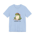 Frog Reading Tee — Cute Japanese Study Frog T-Shirt