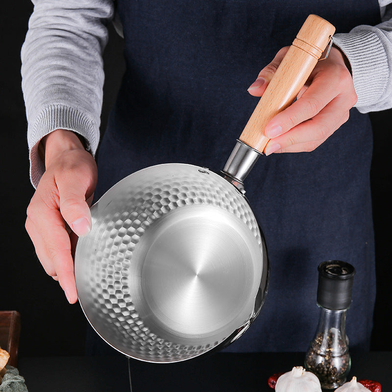 Japanese Style Snow Pan With Wooden Handle
