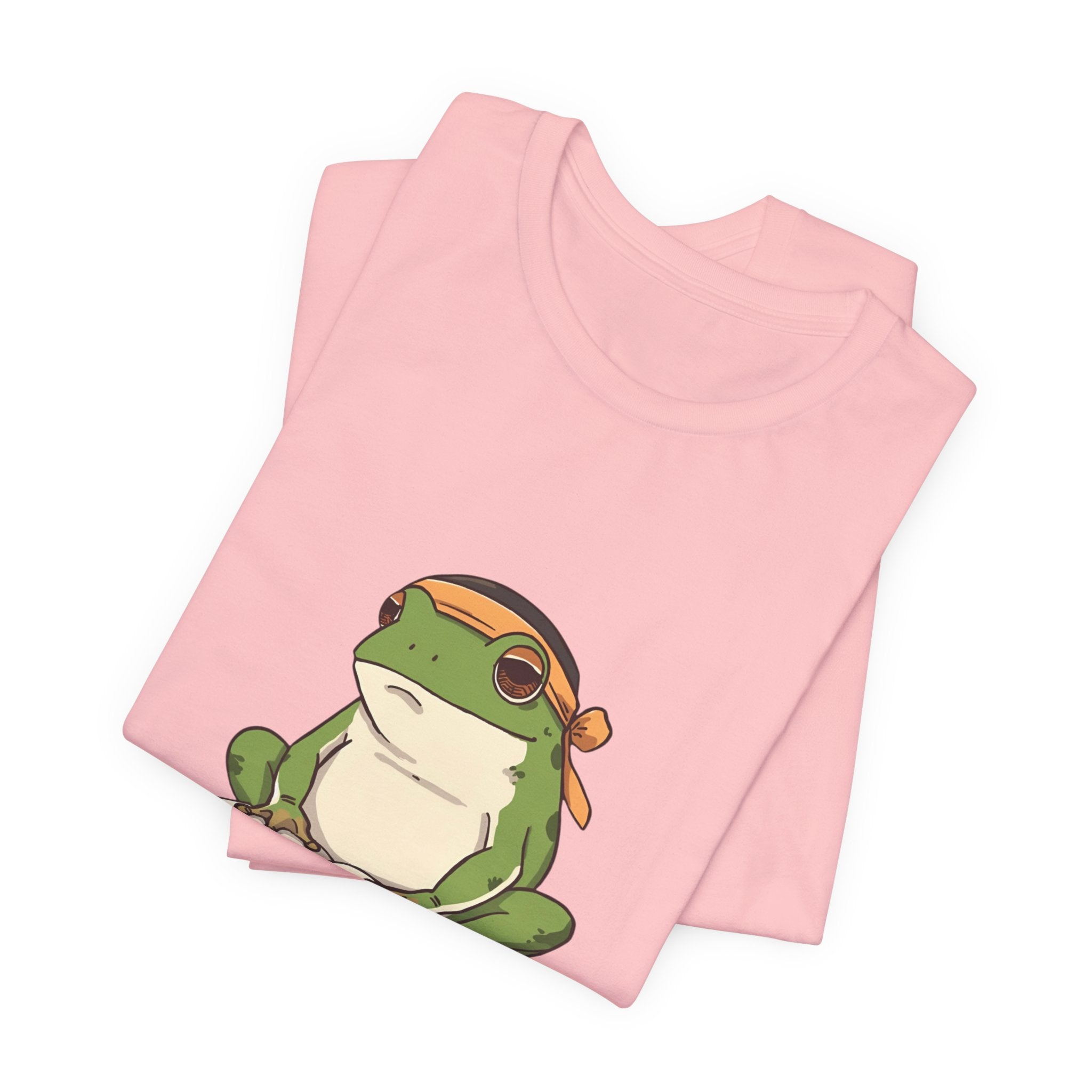 Frog Reading Tee — Cute Japanese Study Frog T-Shirt