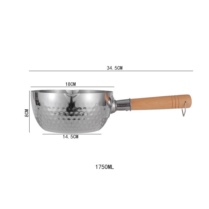 Japanese Style Snow Pan With Wooden Handle