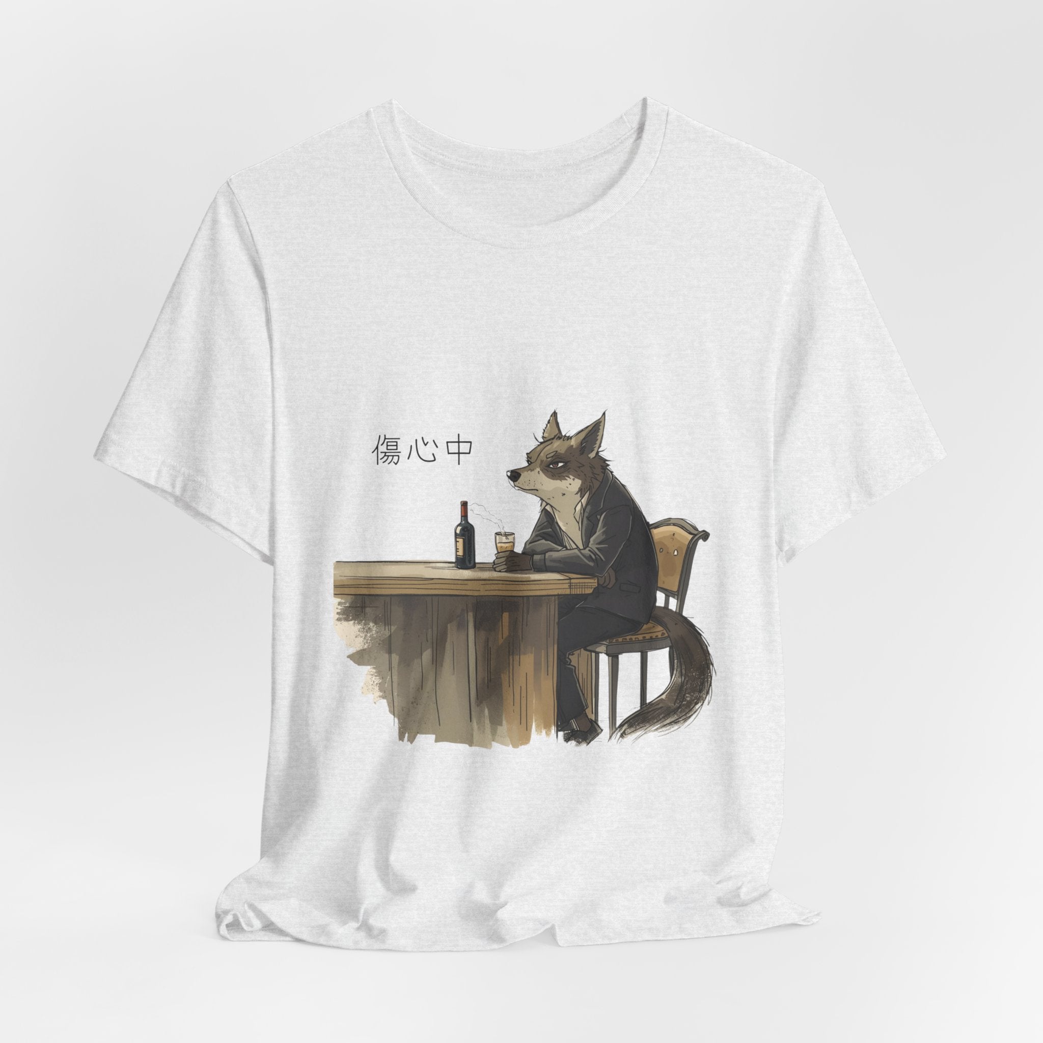 「傷心中」 “Heartbroken”　Unisex Jersey Short Sleeve Tee