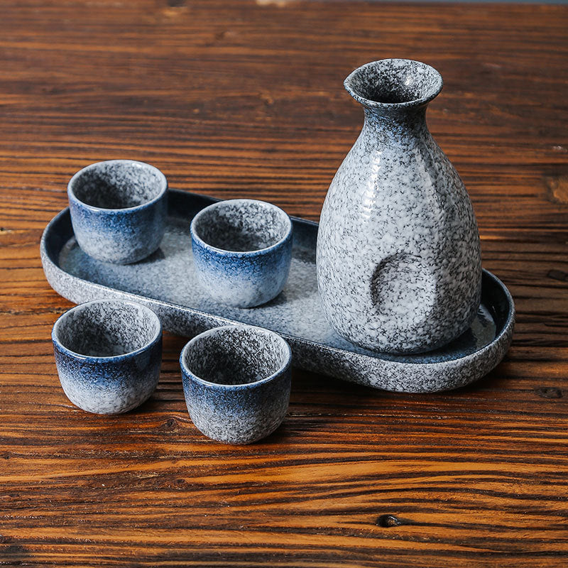 Japanese Style Japanese Ceramic Sake Wine Set Wine Warmer Shochu White Wine Cup